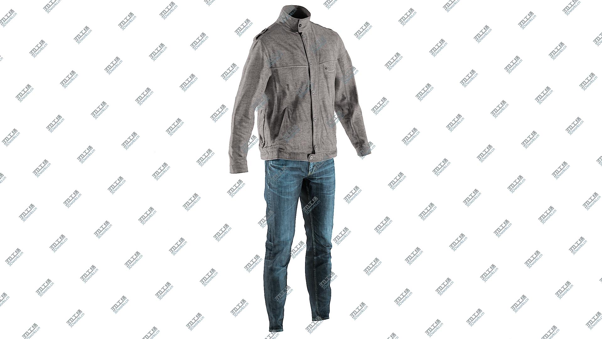 images/goods_img/202104023/Men's Pants with Jacket 7 3D model/4.jpg